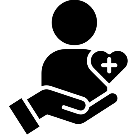 Silhouette of a man with a question mark.