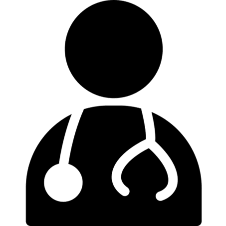 Black silhouette of a man walking.